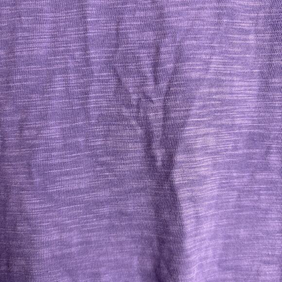 Chico’s Women’s Purple Indian Cotton Blend Scoop Neck Top Size 4 XXL Basics - Picture 10 of 10